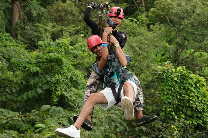 Soar Through Phuket's Rainforest: Hanuman World Zipline Adventure