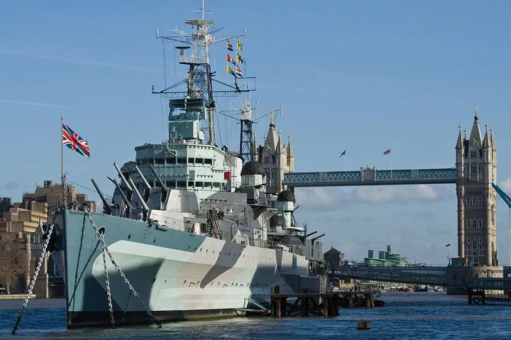 HMS Belfast Ticket & South Bank Audio Tour