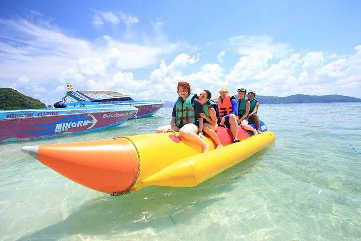 Phuket's Aquatic Gems: Raya & Coral Island Speedboat Adventure