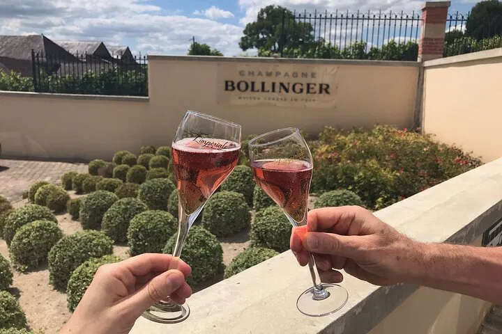 Champagne Views: Double-Decker Vineyard Tour in Épernay