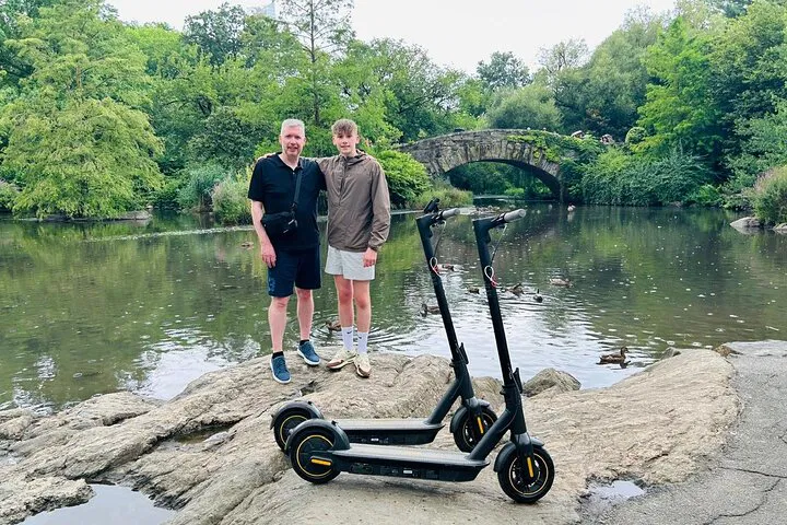 Glide Through Central Park: An Electric Scooter Adventure!