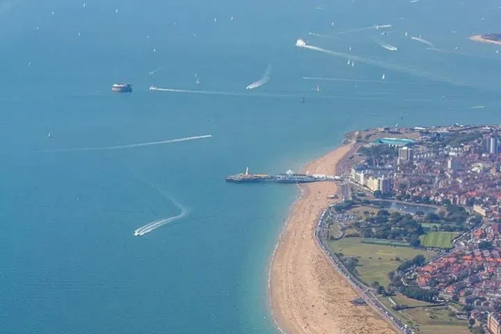 Soar Above: 90-Minute Helicopter Tour of Portsmouth & Isle of Wight