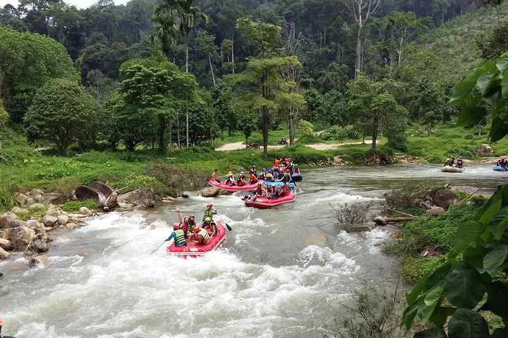 Krabi's Wildest Waters: Rafting Adventure & Monkey Cave