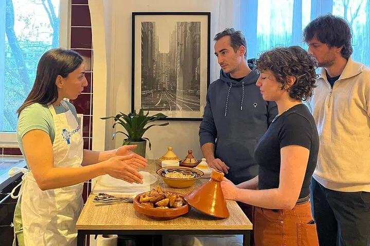 Parisian Culinary Journey: Authentic Moroccan Dinner & Cooking Workshop