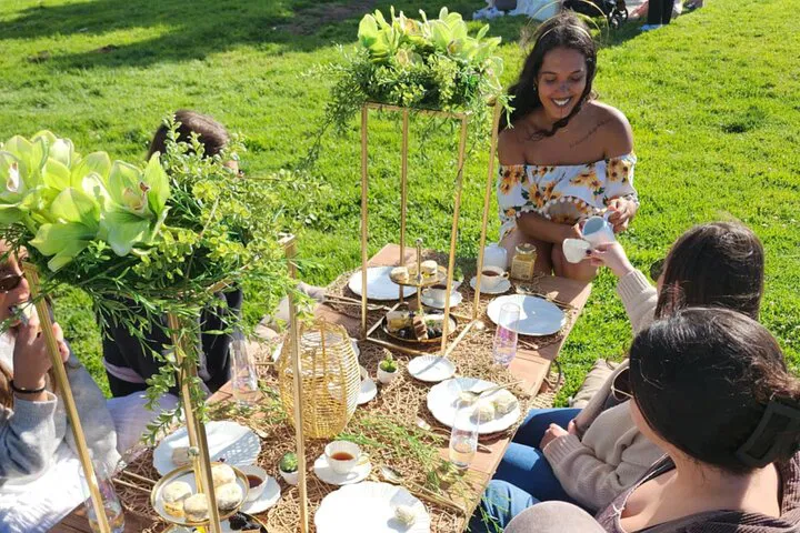 Luxury High Tea in the Park with Champagne & Skyline Views