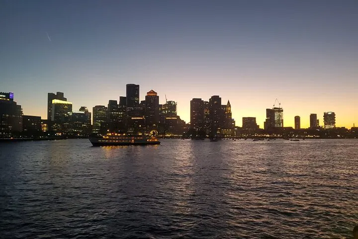 Boston Harbor Moonlight Cruise: Twinkling Skyline Views