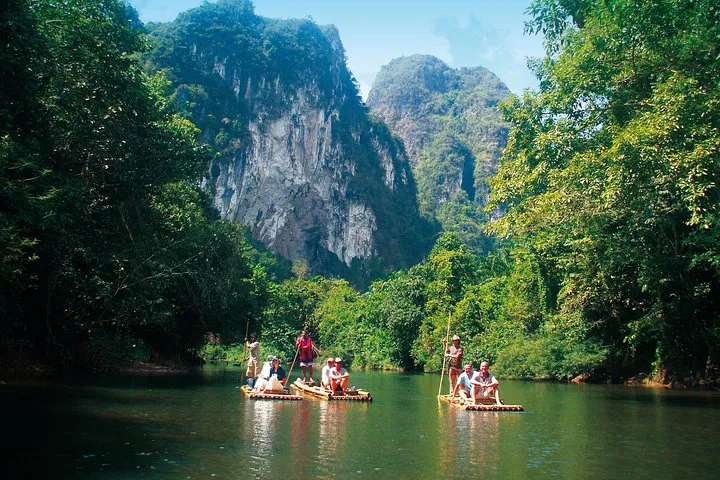 Khao Sok Adventure: Jungle Trek, Raft & Temple Wonders Await!
