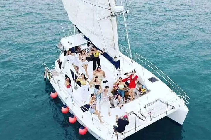 Luxury Catamaran Escape: Racha & Coral Islands Private Yacht Adventure