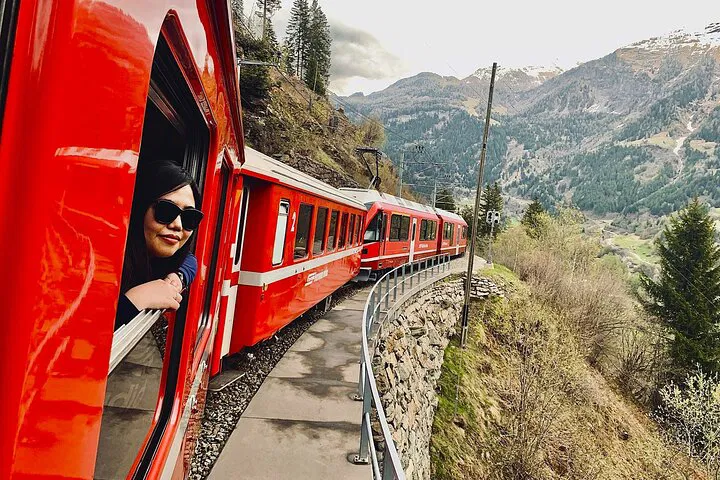 Bernina & Glacier Express Tour: 2 Swiss Routes from Milan