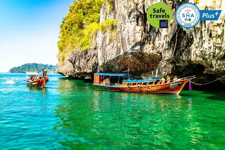 Discover Hidden Gems: Lanta's 4 Islands & Emerald Cave Snorkeling Adventure