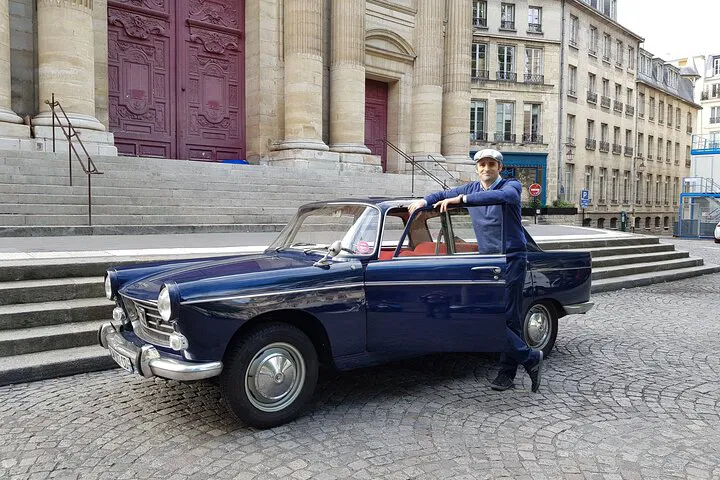 Vintage Paris: Explore the City of Lights in a Classic Peugeot with Wine Tasting