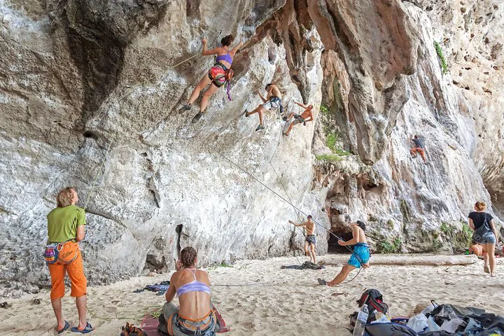 Railay Beach Rock Climbing: Conquer Krabi's Cliffs!