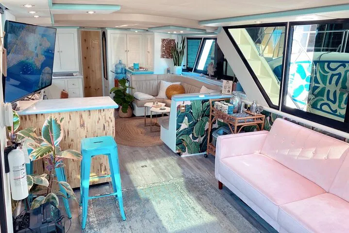 Santa Monica Bay Private Yacht Tour: Party Deck, Karaoke & Coastal Views!