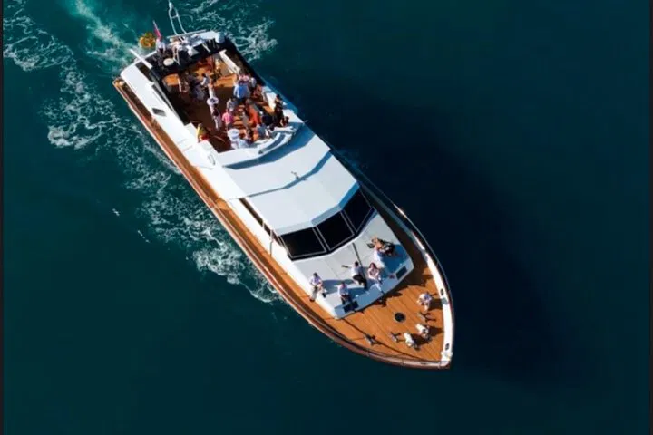 Cannes Fireworks Yacht Party: VIP Evening with DJ & Feast