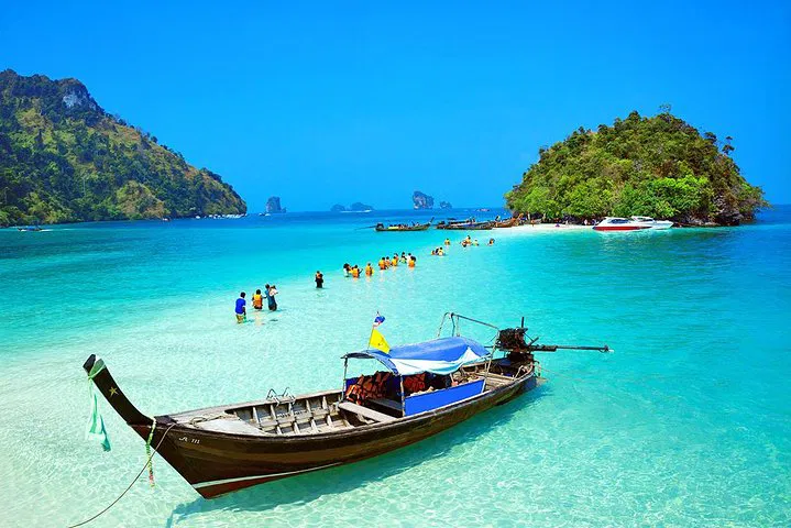 Island Hopping Extravaganza: Krabi's Big Boat & Speedboat Adventure from Phuket!