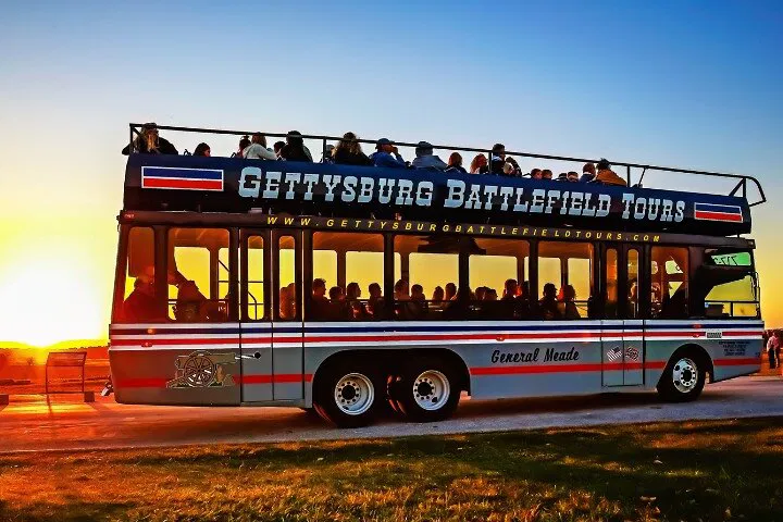 Gettysburg Sunset: Double Decker Bus Battlefield Tour