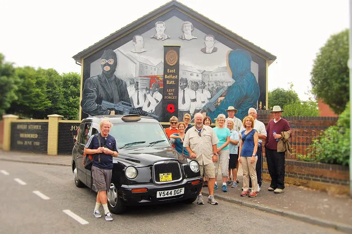 Uncover Belfast's History: An Iconic Black Taxi Tour of The Troubles