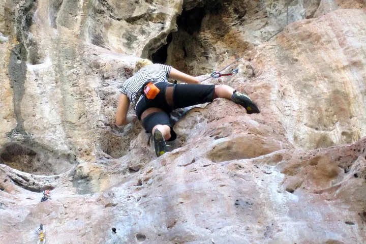 Conquer Krabi's Cliffs: Private Rock Climbing Adventure at Railay Beach