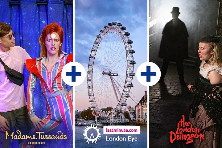 London Icons: Explore Madame Tussauds, London Eye & Dungeon with a Flexible Combo Ticket!
