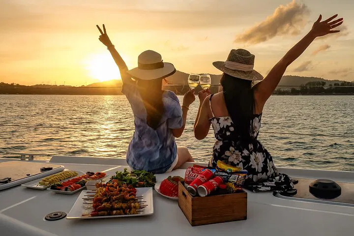 Phuket's Sunset Catamaran: Racha & Coral Islands Escape