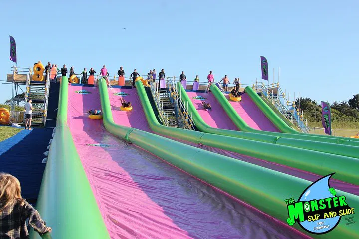 Monster Slip and Slide: Barnstaple's Summer Thrill!