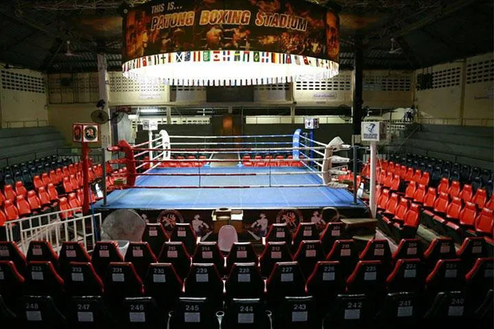 Experience the Thrill: Ringside Muay Thai Action at Patong Boxing Stadium!