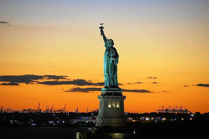 Sunset Spectacle: Statue of Liberty Skyline Cruise