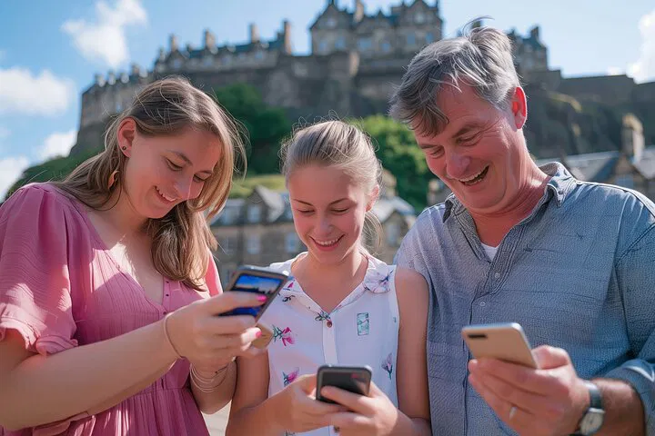 Edinburgh's Old Town: Crack the Code in a Thrilling Audiobook City Rally!