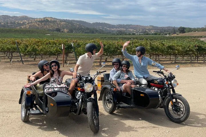 Vineyard Views & Thrills: SLO Sidecar Adventure!