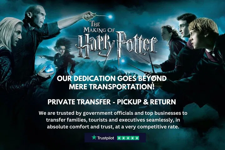 Magical Chauffeur Experience: Harry Potter Studio Tour with Private Transport