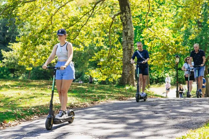 Glide Through Central Park: Electric Scooter Adventure