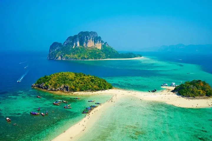 Krabi 4 Islands Tour: Snorkel, Beach & Sandbar Fun!