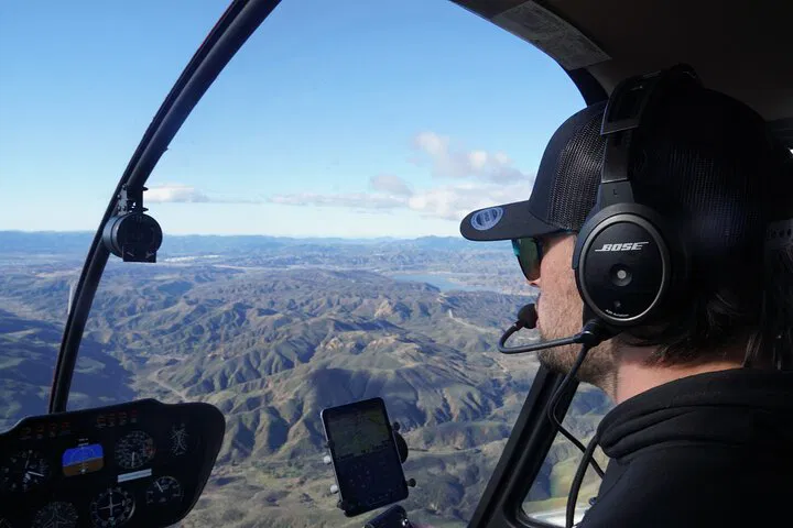 Santa Barbara Helicopter Tour: Ynez Crossing Adventure