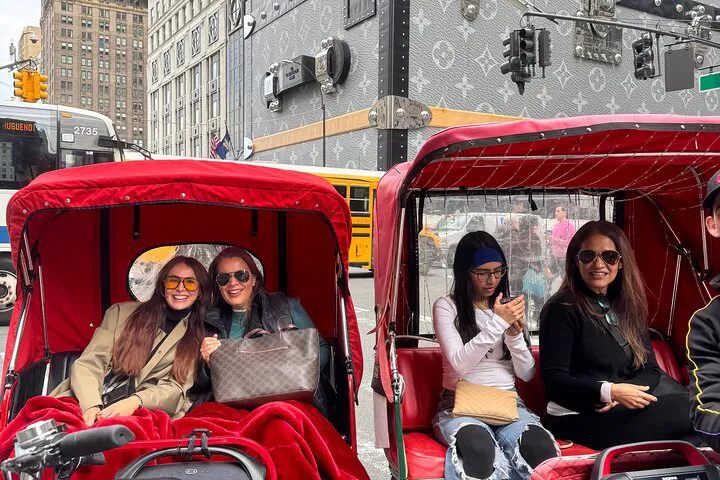 NYC Private Pedicab Tour: See Top Landmarks!