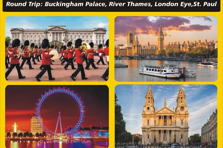 London's Best: Palace, River, Eye & Cathedral - Round Trip!