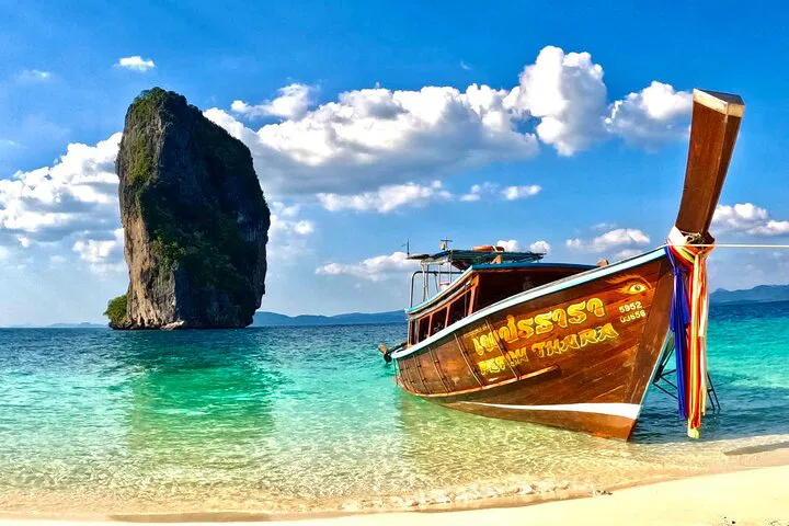 Krabi's 4 Islands Adventure: Snorkeling, Beaches & Tombolo Walk!