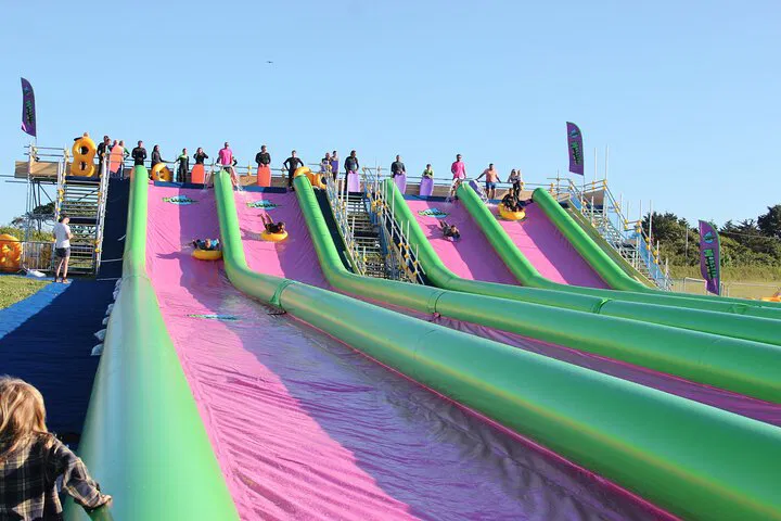 Monster Slip and Slide Fun in Bude, Cornwall!