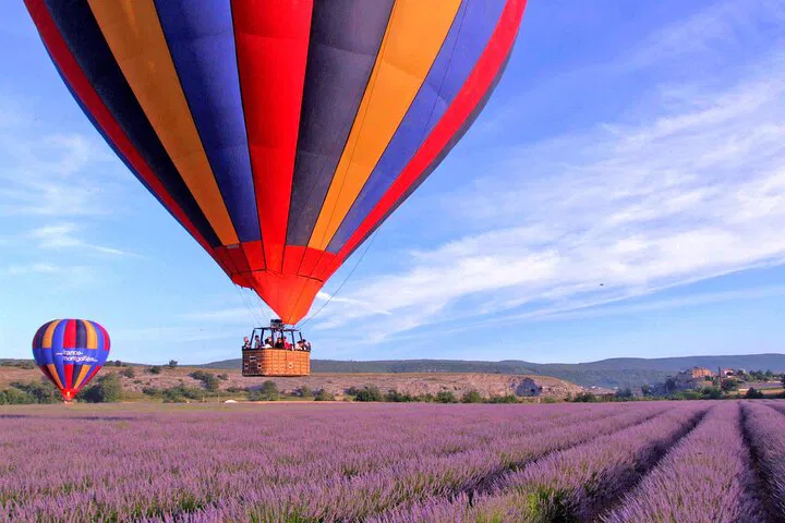 Provence Balloon Ride: Lavender Fields from Above!