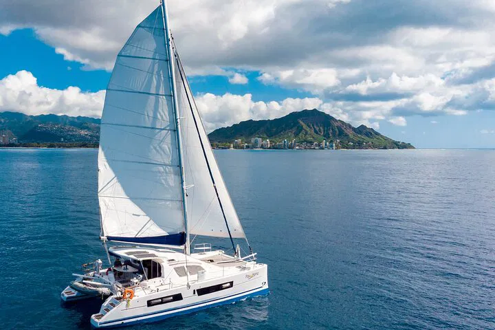 Waikiki's Luxurious Private Catamaran: Sail, Snorkel & Explore!