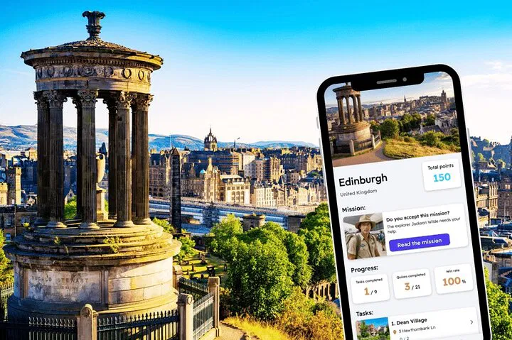 Unlock Edinburgh's Secrets: A Whimsical City Exploration Game on Your Phone!