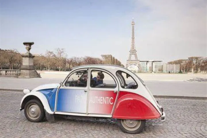 Paris 2CV Tour, Wine Cellar & Tasting Adventure