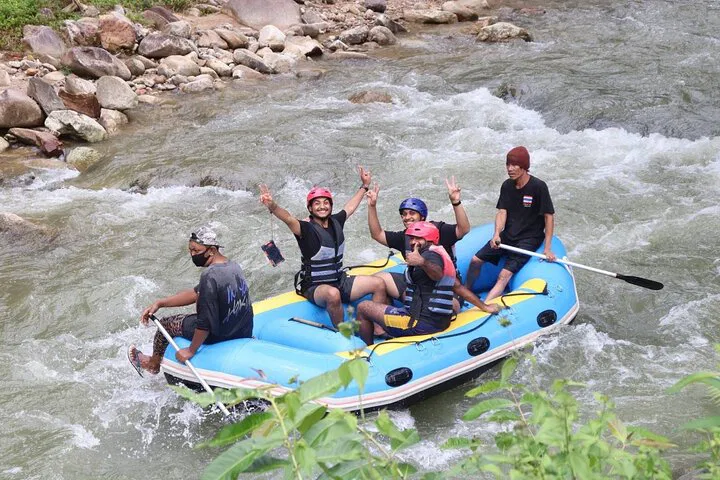 Phuket's Wild Side: White Water Rafting & Monkey Cave Adventure