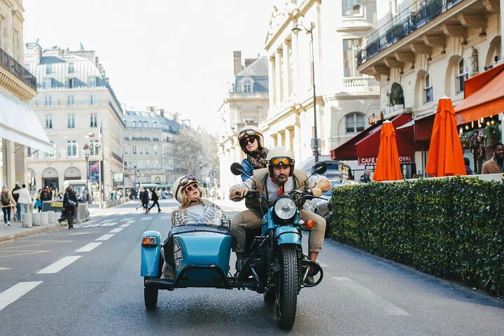 Parisian Charm: Vintage Sidecar Motorcycle Tour