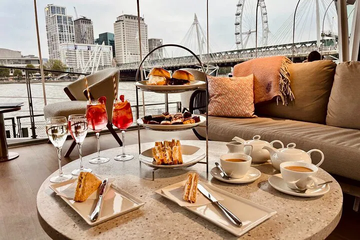 Thames Riverside Afternoon Tea for Two at Clipper Lounge