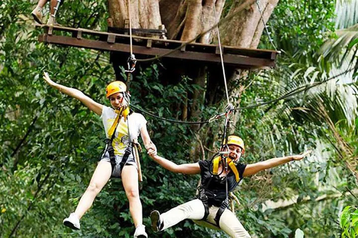 Fly High: Soar Through Phuket's Jungle with Hanuman Ziplining!