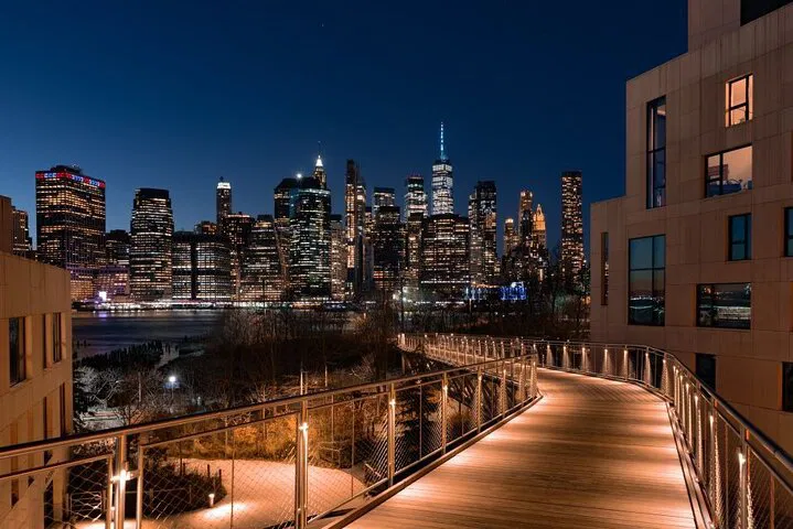 NYC Night Lights: Brooklyn & NJ Panoramic Tour