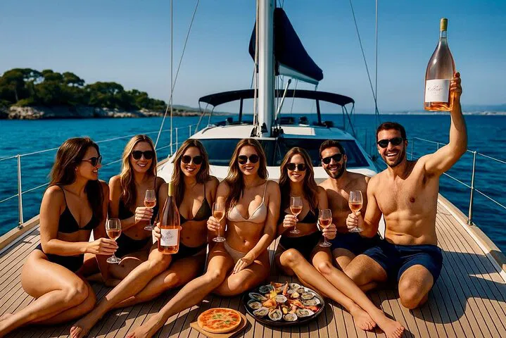 Cannes Sailing Fever: Private Yacht, Snorkel & Fun!