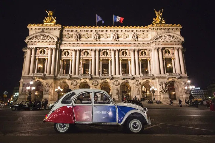 Parisian Nights: Champagne & 2CV Magic in Montmartre!