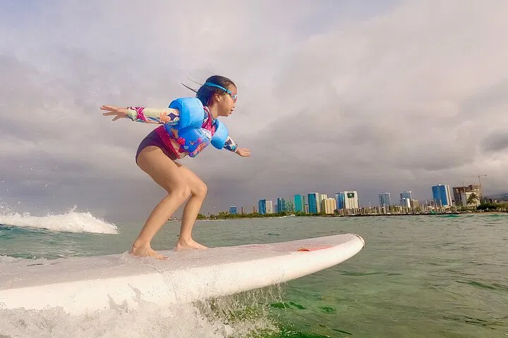 Catch the Wave: Personalized Kids' Surfing Adventure in Oahu