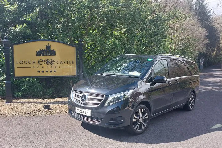 Luxury Transfer: Lough Eske Castle to Dromoland Castle in Style